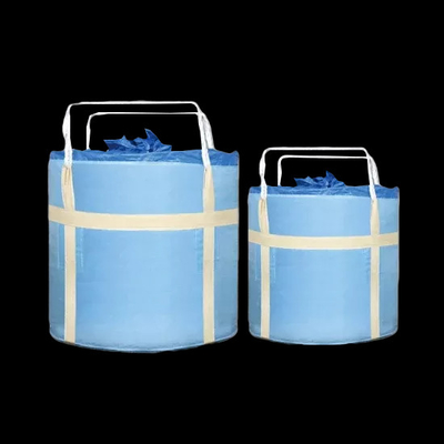 3 Ton Reusable Type FIBC Big Bulk Bags Circle Shape Both Sides In Multicolors
